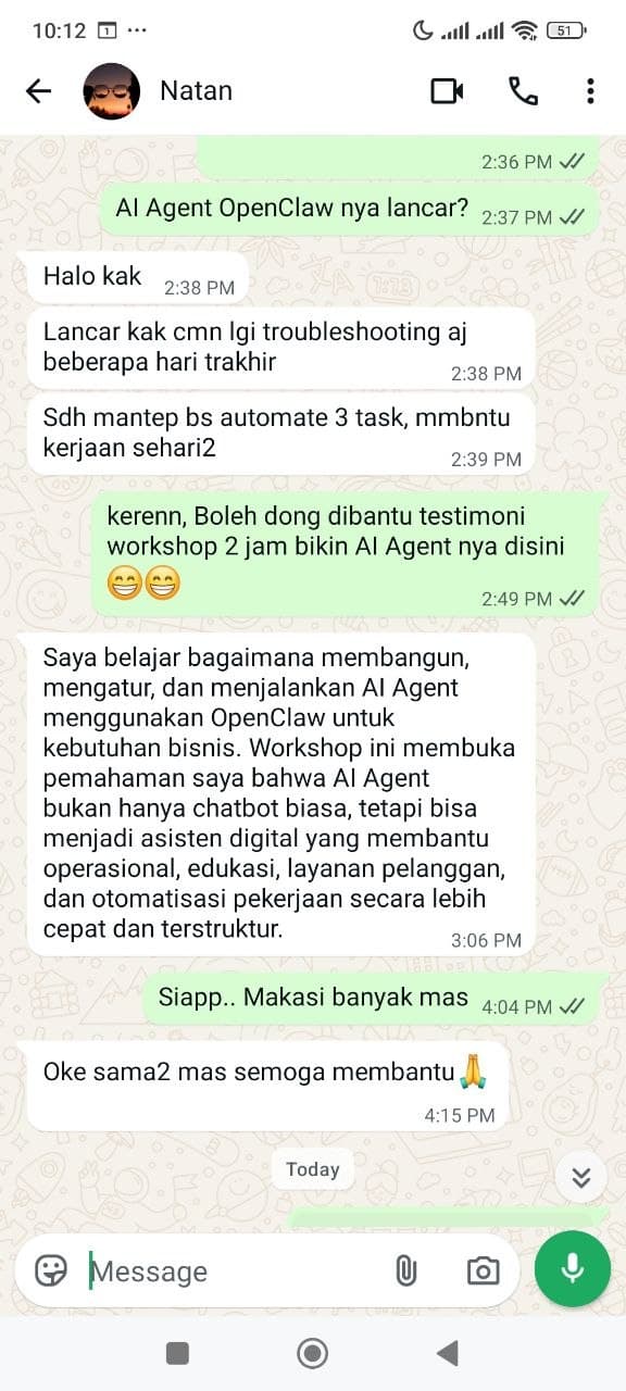 Testimoni member Komunitech