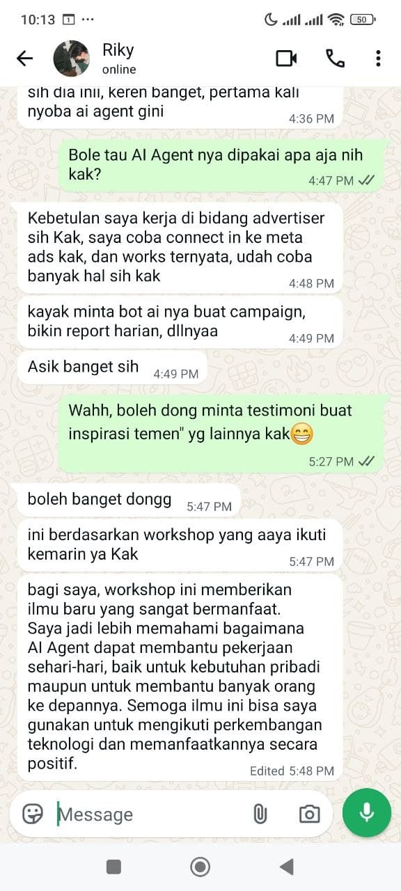 Testimoni member Komunitech
